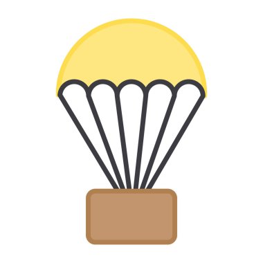 Modern bir paraşüt tasarımı simgesi