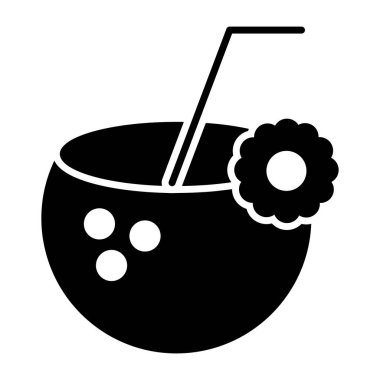 Hindistan cevizi suyunun premium indirme simgesi