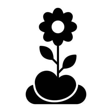 Büyüyen bitkinin premium indirme simgesi