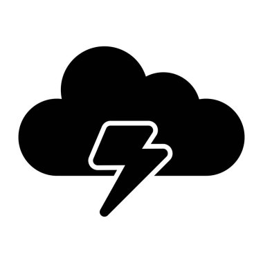 Sürgülü bulut, fırtınalı bulut simgesi