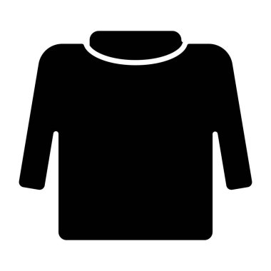 Tişörtün katı tasarım simgesi, erkek giyim.