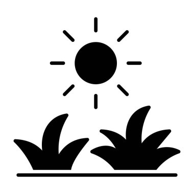 Havuç yetiştirmenin yaratıcı tasarım simgesi.