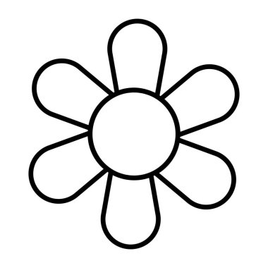 Çiçeğin modaya uygun bir vektör tasarımı