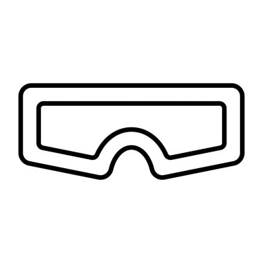 Gözlüklerin modaya uygun bir vektör tasarımı