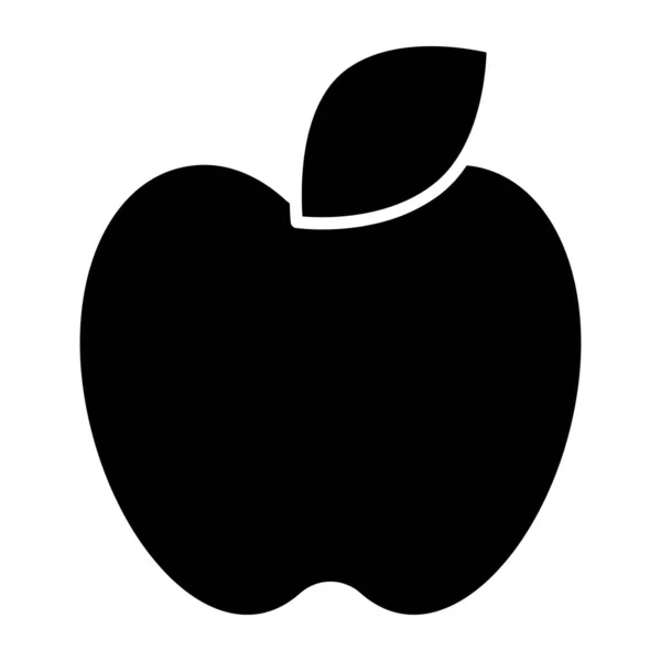 Wspaniała Ikona Owoców Wektor Jabłek — Wektor stockowy