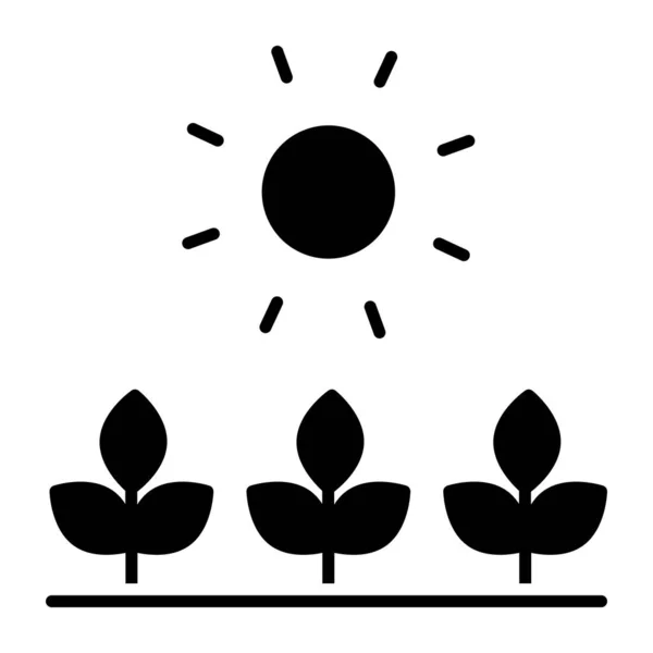 Une Icône Design Parfait Des Cultures Agricoles — Image vectorielle