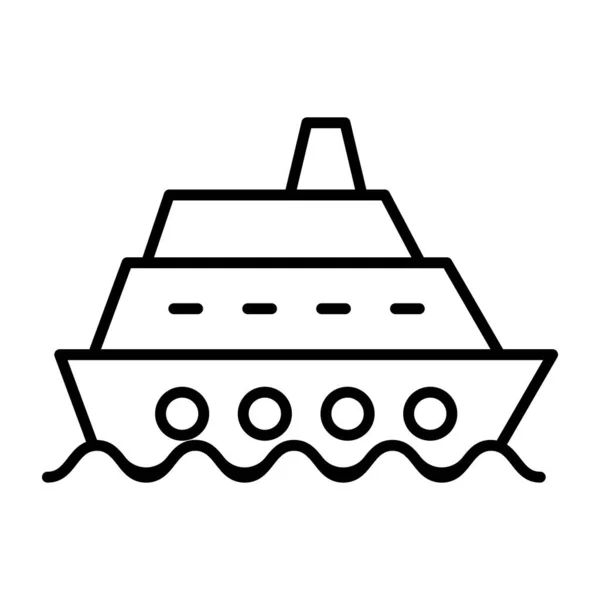 Perfect Design Icon Boat — Stock Vector