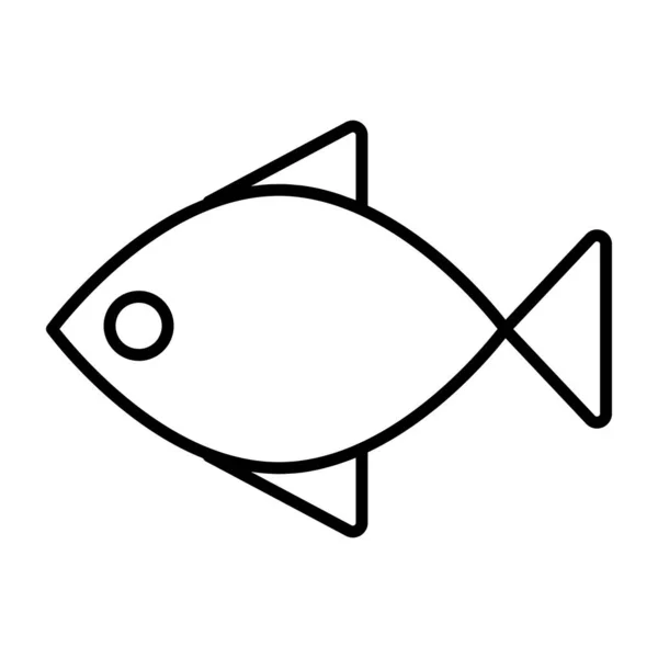 Εικονίδιο Θαλάσσιου Ζώου Διανυσματικός Σχεδιασμός Ψαριών — Διανυσματικό Αρχείο