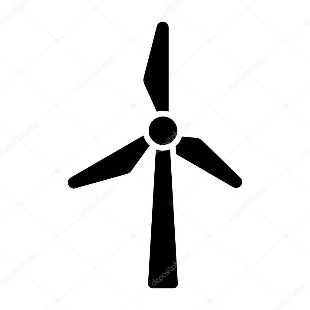 An editable design icon of windmill