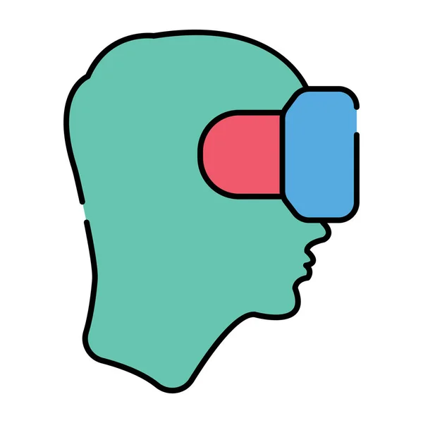 Ikona Příslušenství Očím Plochý Design Brýlí — Stockový vektor