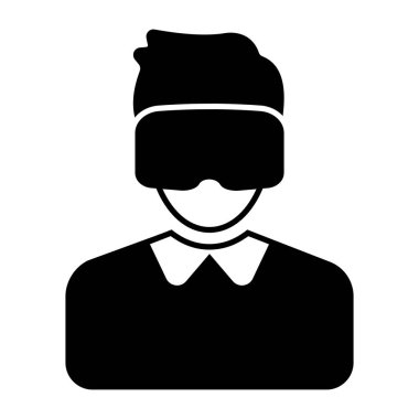 Göz aksesuarı simgesi, vr kulaklığın sağlam tasarımı