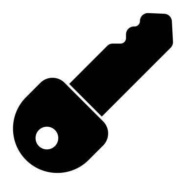 Düzenlenebilir bir anahtar tasarım simgesi