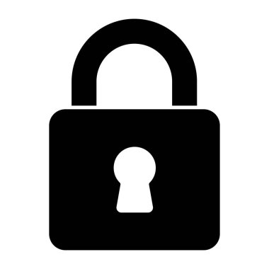 Asma kilit için son moda vektör tasarımı