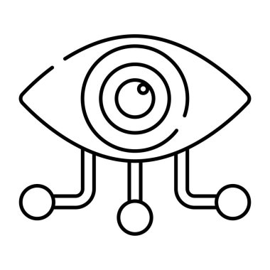 Düğümlü göz, siber gözün doğrusal tasarımı