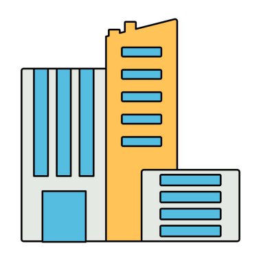 Şehir binasının eşsiz bir tasarım simgesi