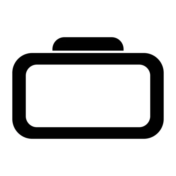Reyewear Accessory Icon Solid Design Goggles — стоковый вектор
