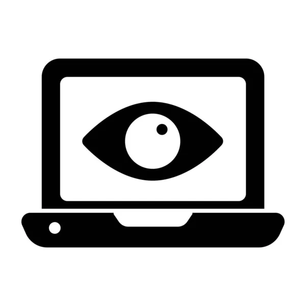 Modern Design Icoon Van Online Eye — Stockvector