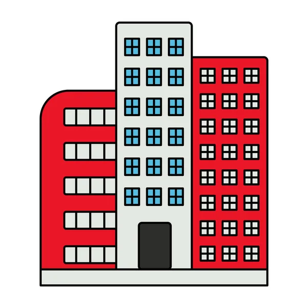 Eine Einzigartige Design Ikone Des Stadtbaus — Stockvektor