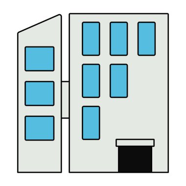 Ticari yapının eşsiz bir tasarım simgesi.