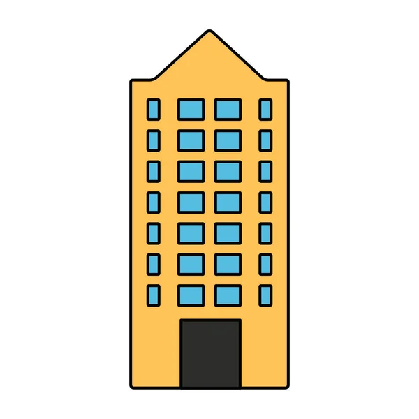 Уникальная Икона Дизайна Здания — стоковый вектор