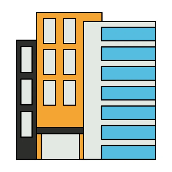 Eine Einzigartige Design Ikone Der Stadtarchitektur — Stockvektor