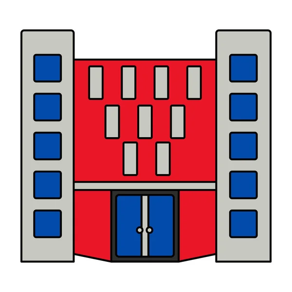 Eine Einzigartige Design Ikone Der Stadtarchitektur — Stockvektor