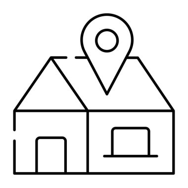 Ev binası işareti, ev konumunun simgesi