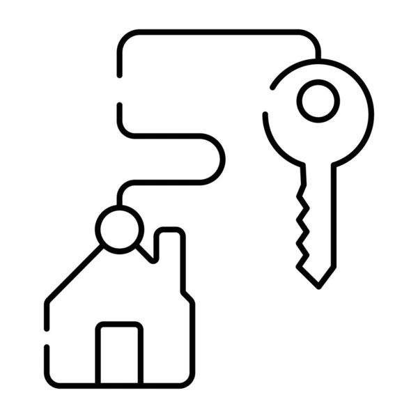Moderní Vektorový Design Klíče Home Key — Stockový vektor