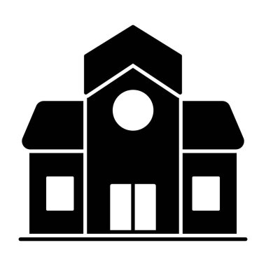 Konut simgesi, bungalovun katı tasarımı 