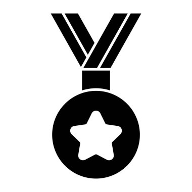 Yıldız madalyasının sağlam bir tasarım simgesi