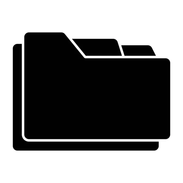 Ikon Kasus Dokumen Desain Vektor Folder - Stok Vektor