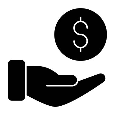 Elimizdeki para bağış konseptini gösteriyor