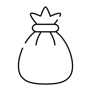 Para çantasının düzenlenebilir tasarım simgesi