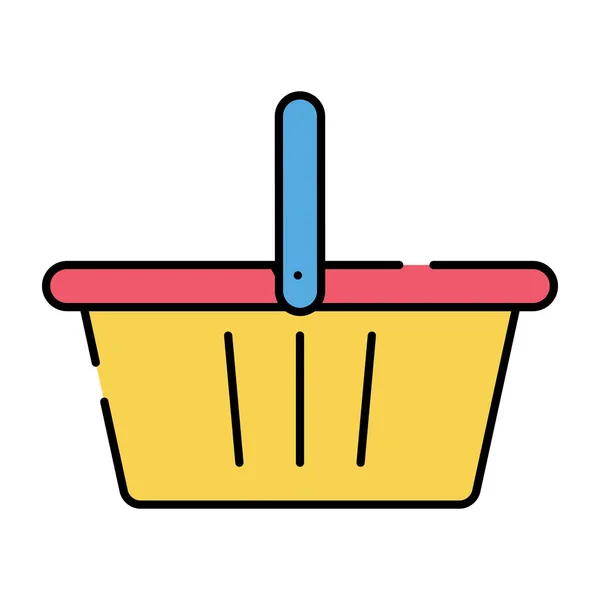 Creative Design Icon Basket — Stock Vector