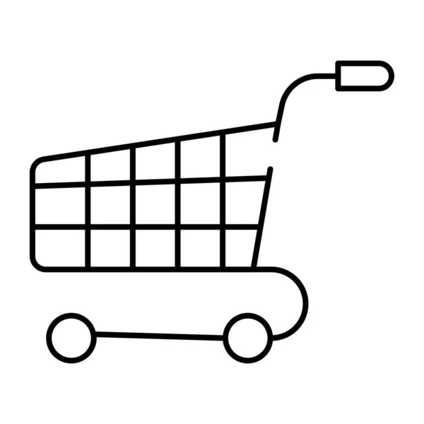 Ein Premium Download Symbol Für Einkaufswagen — Stockvektor