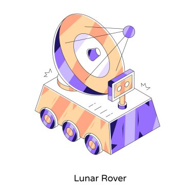 Ay Gezgini 'nin eşsiz bir tasarımı.