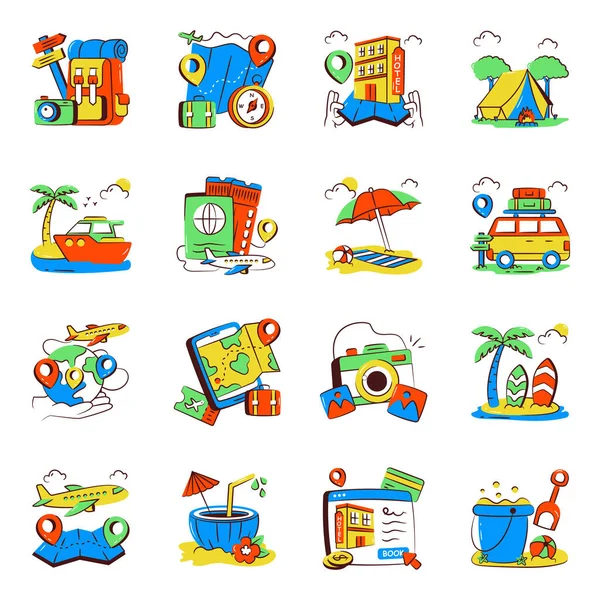 Seyahat Kılavuzu Simgeleri