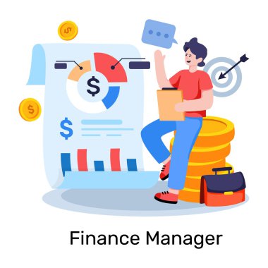Finansal analistin mükemmel tasarım çizimi