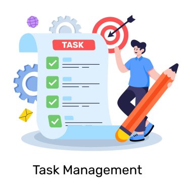 Görev yönetiminin mükemmel tasarım çizimi