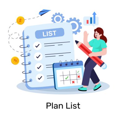 Plan listesinin mükemmel indirilmesi