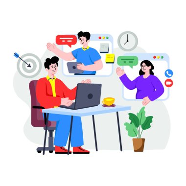 Çevrimiçi iş toplantısının mükemmel tasarımı