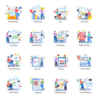 Seo ve Pazarlama Apartmanı Çizimleri