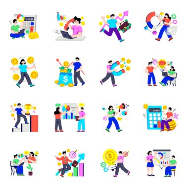 İş Düz Çizimler Seti