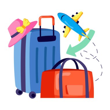 Seyahat valizlerinin modern tasarımı