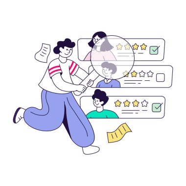 Büyüteç altında Avatar, işe alım kavramı