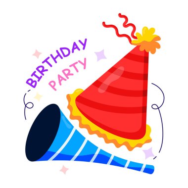 Parti şapkasının mükemmel tasarımı