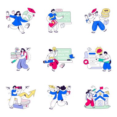 Düz Çizimler Öğrenme Seti