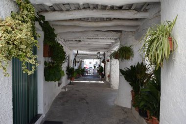streets of the town of La Alpujarra de Granada