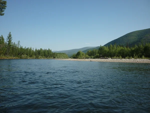 Landschaft, Fluss — Stockfoto