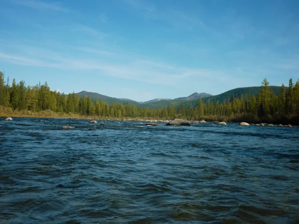 Landschaft, Fluss — Stockfoto